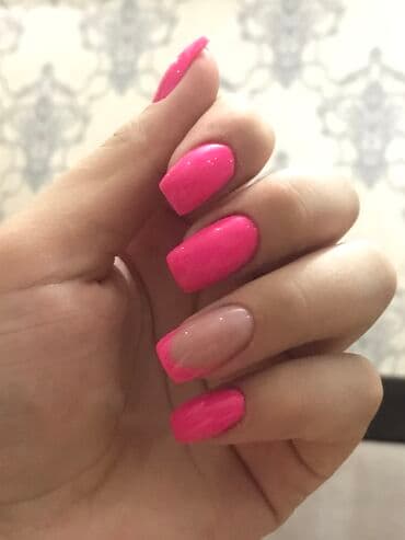 Паркет: Шеллак 
Наращивание ногтей 
Оплата за материал — 1