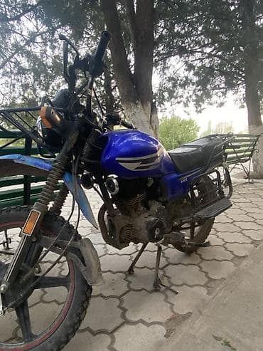 другая мото: Мотоцикл дорожный/универсальный, сине-черный Основные характеристики — 2