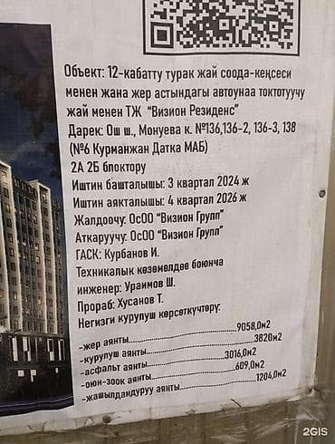 солнышко иссык куль: Коммерческое помещение, г. Ош - ЖК «Визион Резиденс», СК «Визион — 4