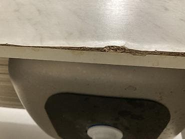 мойка с тумбой для кухни: Тумба для кухни, С мойкой, Напольная, ДСП, цвет - Белый — 5