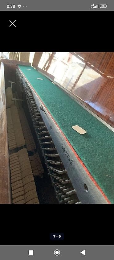 Музыкалык аспаптар: Пианино «Беларусь» (вертикальное) чуть сорапина есть срочно продаю - — 8