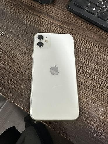 IPhone 11, 128 ГБ, Белый, Защитное стекло, Чехол, 71 %