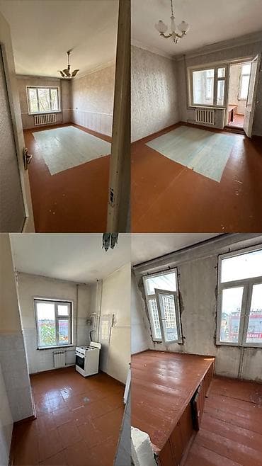 Кыймылсыз мүлк: 2 бөлмө, 65 м², Төлөйкөн мкр., 105-серия, 4 кабат, Ремонт талап кылынат — 2