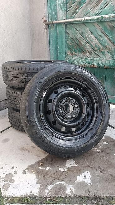 Колеса в сборе 185 / 70 / R 14, Лето, Б/у, Комплект, Легковые, Литые, отверстий - 5