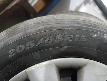 rays volk: Колеса в сборе 205 / 65 / R 15, Лето, Б/у, Комплект, Легковые, Железные, отверстий - 5 — 1