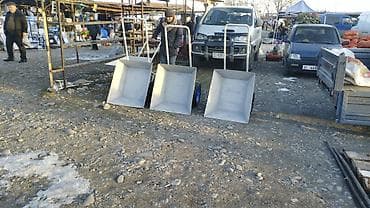 топор лопатка: Садово-строительная тачка и тележка, Стальная, Одноколесная — 3