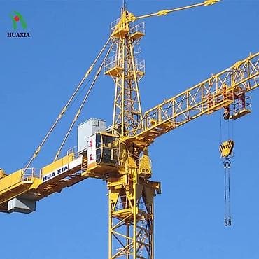 Башенный кран HUAXIA — секционный, поворотный, с верхним монтажом