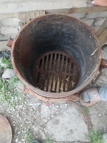 буржуйка на отработке: Продаётся,Металлическая печь-буржуйка цилиндрической формы.цена 8500 — 1