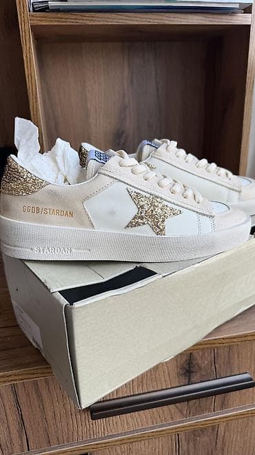 обувной: Кроссовки, 39, 40, 39.5, Golden Goose, Новый, цвет - Белый, Бесплатная доставка — 8