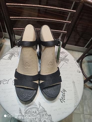 купить женские кроксы: Crocs босоножки!!! Новые!!! 38-39 р w8 Оригинал!!! (покупались в — 2