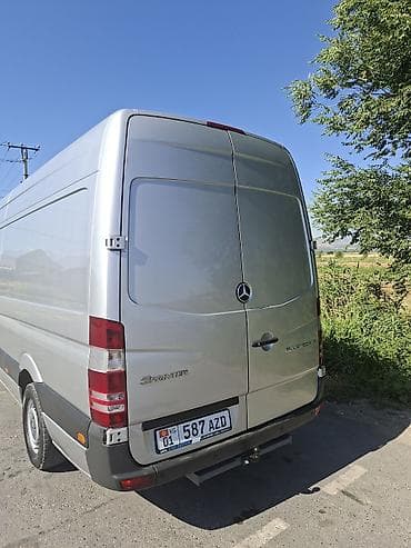 спрнтер бортобой: Mercedes-Benz Sprinter фургон, удлинённая и высокая версия. Цвет — — 3