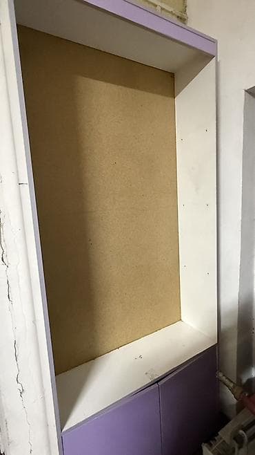 полка для книг: Тумба и подставка для телевизора, Напольная, ЛДСП, цвет - Белый — 2