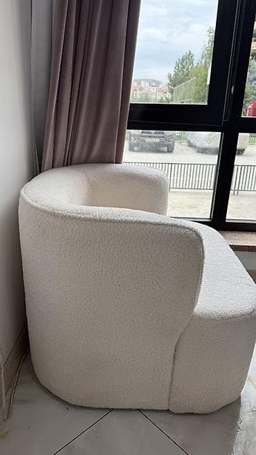 herman miller: Кресло в стиле минимализм с закруглённой спинкой (-Тедди) Б/у . - — 3