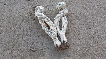 Плетёные петли-стропы из прочного каната с металлическими проушинами