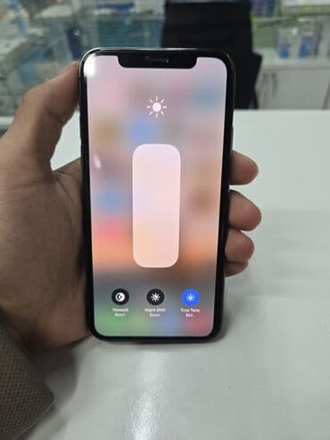 айфон х: IPhone X, Колдонулган, 64 ГБ, Кара, Коргоочу айнек, Каптама, 100 % — 2