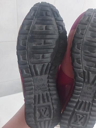 асикс бу: Кроссовки, 40, Louis Vuitton, Б/у, цвет - Красный, Самовывоз — 4
