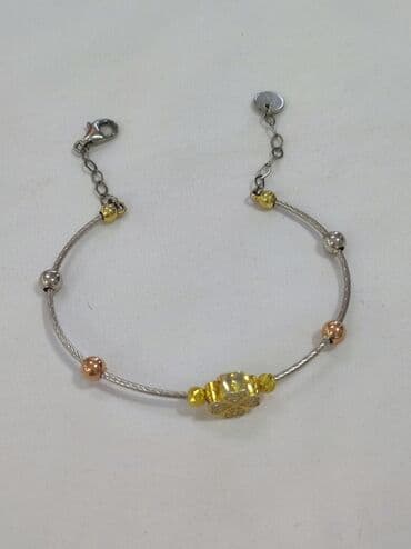 свадебные платья от производителя: Серебряный браслет 925 с напылением жёлтое золото Дизайн под Ванклиф — 5