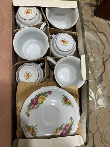 чайные сервиз: Чайные пары, 6 чашек с блюдцами — 2