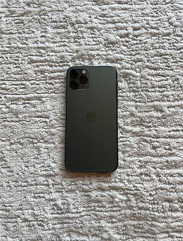 iphome 12: IPhone 11 Pro, Б/у, 256 ГБ, Matte Midnight Green, Защитное стекло, Чехол, Коробка, 71 % — 1