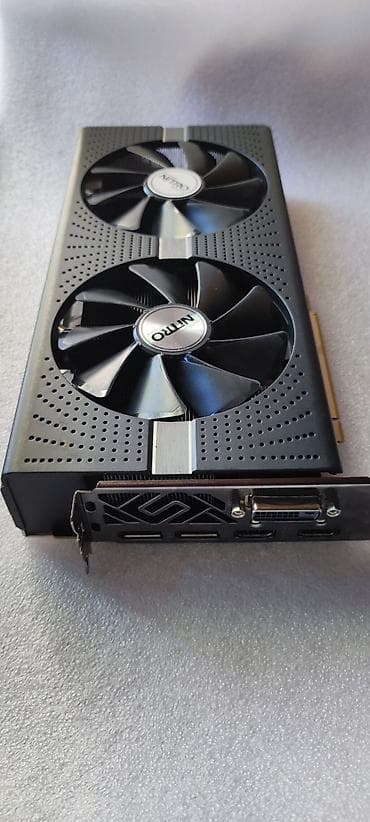 Видеокарта для ПК, Б/у, AMD, Radeon RX, 8 ГБ