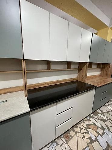 кухонный гарнитур новый: Кухонные гарнитуры современного дизайна - Прямые модули с верхними и — 9