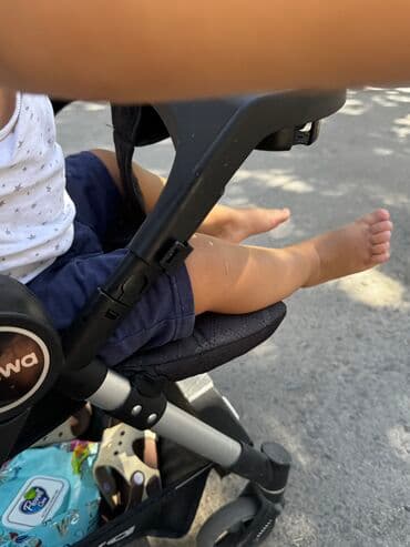 детская коляска в аренду: Коляска, цвет - Черный, Б/у — 6