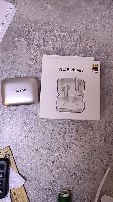 airdots s: Realme Buds Air 7 — полностью беспроводные наушники в серебристом — 3