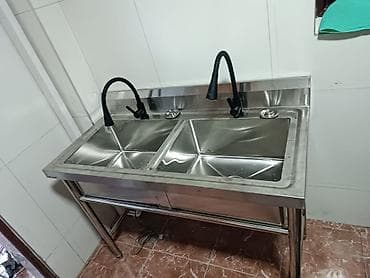 Промышленная мойка и сантехническое оборудование - Двухсекционная