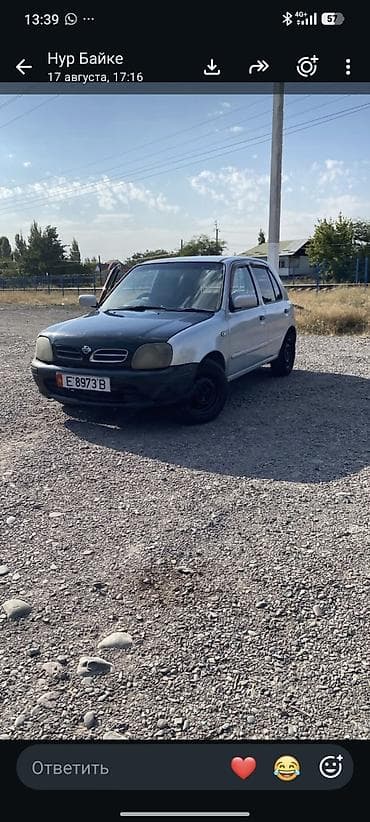 c class w204: Nissan Micra: 2001 г., Автомат, Бензин, Хэтчбэк — 2