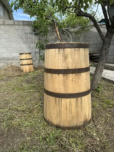 расширительный бак: Бочка Дерево, 100 л, Самовывоз — 3