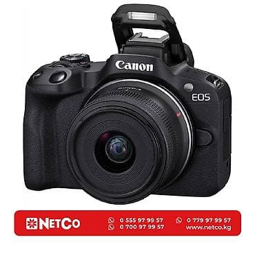 Цифровой фотоаппарат CANON EOS R50 + RF-S 18-45 mm IS STM Creator Kit at lalafo.kg Цифровой фотоаппарат CANON EOS R50 + RF-S 18-45 mm IS STM Creator Kit