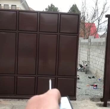 стойки для ограждение: Ворота/Дарбаза. Италиялык автоматташтыруу. Жасалган иштерге кепилдик — 1