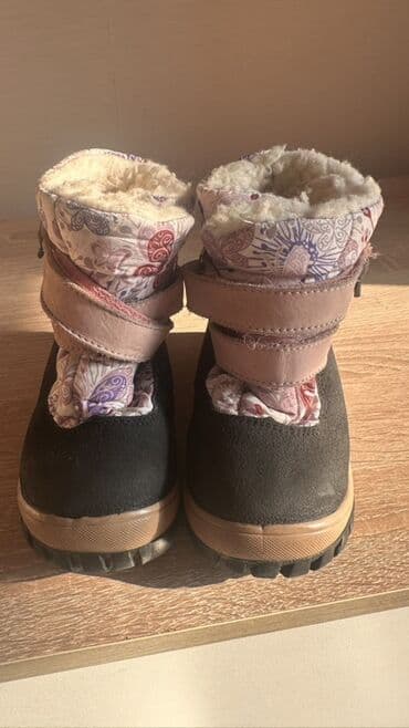 детская обувь на девочку зима: Детские зимние сапожки/дутики. - Размер: 25 (указан на подошве). - — 1