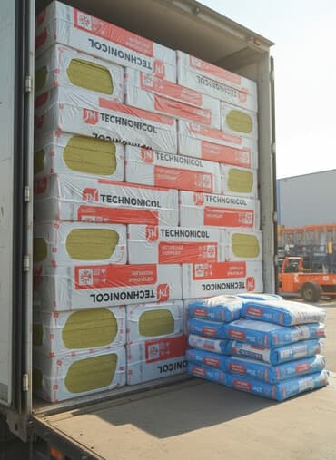 СИП-панели: Базальтовый утеплитель, Технониколь, Для стены, Толщина: 5 см, Плотность: 120 кг/м³ кг/м³, Плиты, Оптом, Новый, Бесплатная доставка — 1