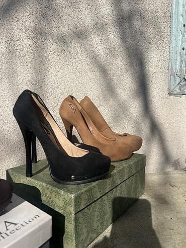 Прокат одежды: Женские туфли-лодочки на высоком каблуке (стилет) и платформе. Любые — 1