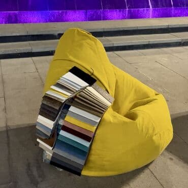 стеный меш: Бинбэг, Новый, Бесплатная доставка, цвет - Желтый — 1