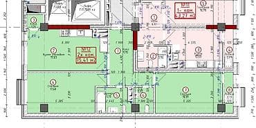 Гаражи: 2 комнаты, 75 м², Элитка, 10 этаж, Готовая ПСО (под самоотделку) — 2