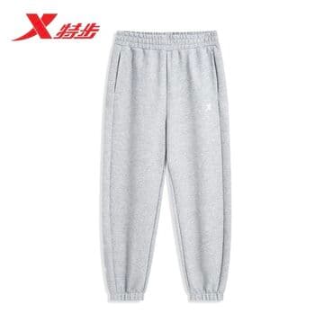 оборудование для нижнего белья: Серые спортивные брюки Xtep - Прямой крой с заужением к низу - — 1