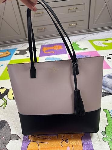 Аксессуарлар: Сумки Kate Spade New York (2 модели) 1) Shopper-тоут двуцветный - — 2