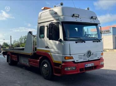 газовое оборудование на машину: Эвакуатор, Mercedes-Benz, 2002 г., Сдвижная — 1