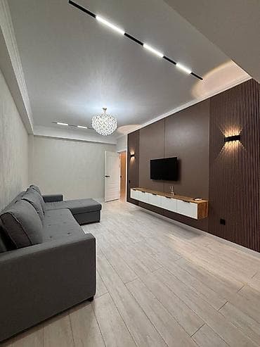 сдаю квартиру мкр достук: 1 комната, 45 м², Элитка, 14 этаж, Дизайнерский ремонт — 2