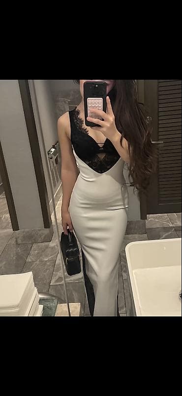 Повседневное платье, ОАЭ, Лето, Длинная модель, Стандарт