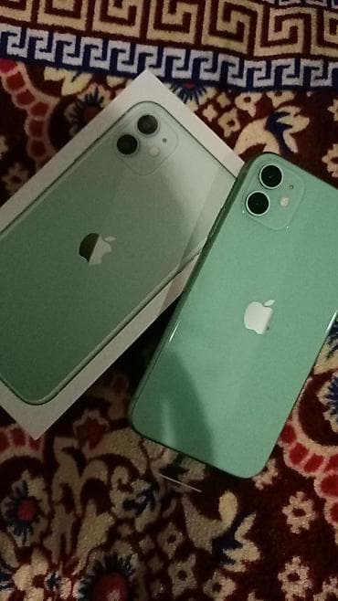 ipad case: IPhone 11, Б/у, Зеленый, Коробка — 1