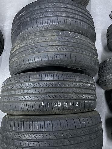 r16 c: Шины 205 / 55 / R 16, Лето, Б/у, Комплект, Легковые, Корея, Nexen — 1