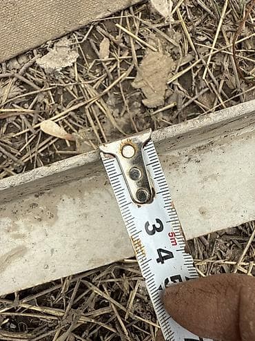 кресло уголок: Металлическая ферма, Форма: Треугольник, Б/у, Резка — 2