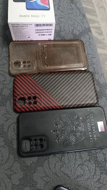 redmi 9 note: Redmi, Redmi Note 11, Б/у, 128 ГБ, цвет - Серый, 2 SIM — 4