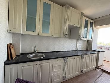 купить бу мойку с тумбой для кухни: Кухонный гарнитур, цвет - Бежевый — 1