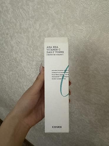 Жеке буюмдар: COSRX AHA BHA Vitamin C Daily Toner (Golden-Rx complex) Купила себе — 1
