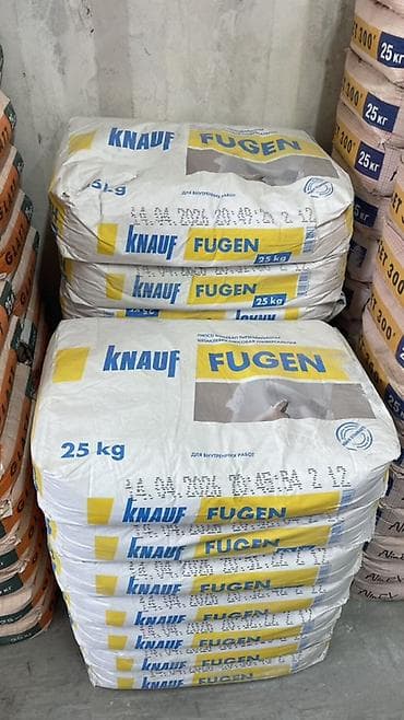 KNAUF FUGEN, 25 кг — универсальная гипсовая шпаклёвка для внутренних — 1