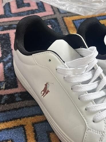 белые форсы: Мужские кроссовки, 42.5, Polo Ralph Lauren, Б/у, цвет - Белый — 2